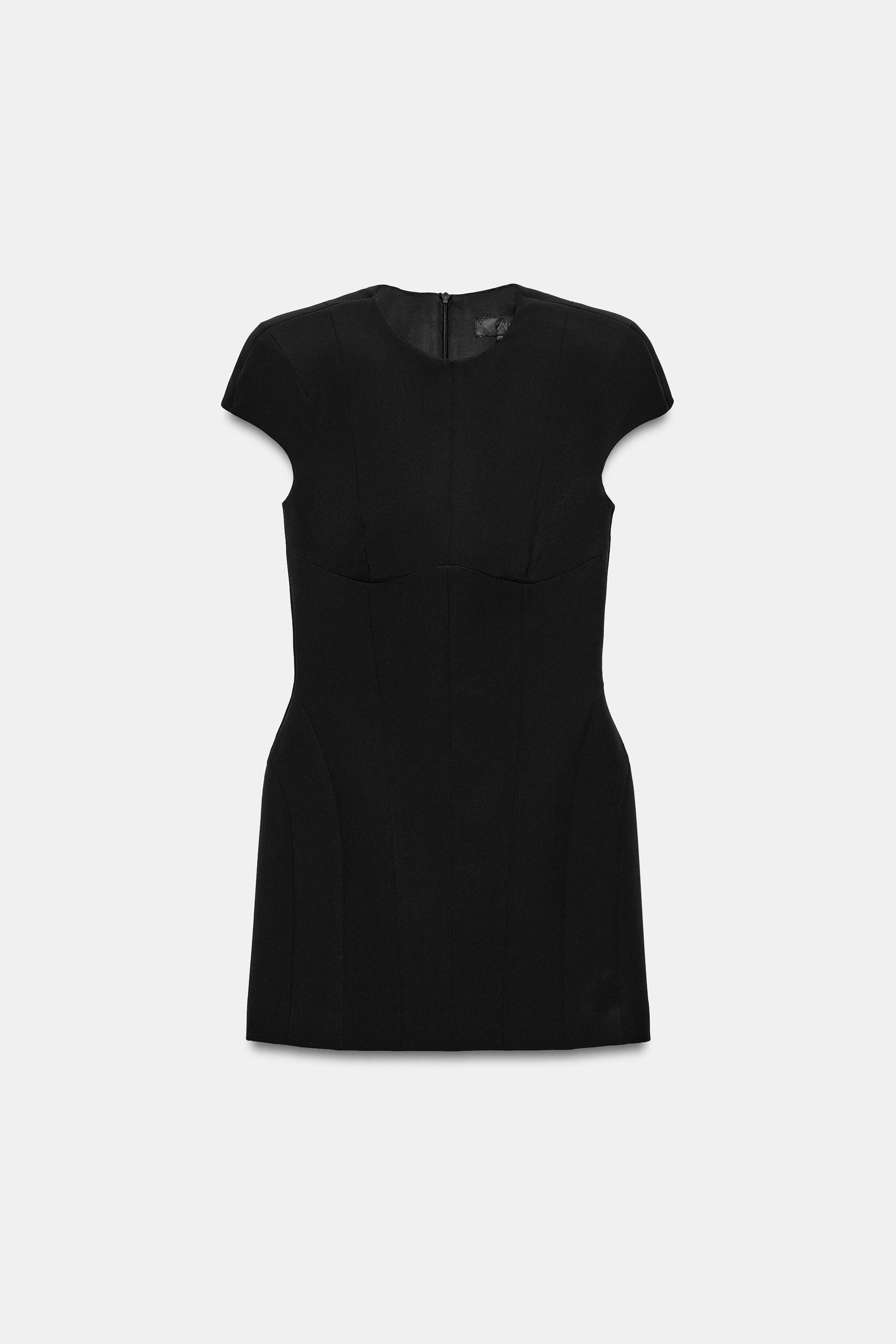 ROBE COURTE COUTURES ÉPAULETTES | Zara FR
