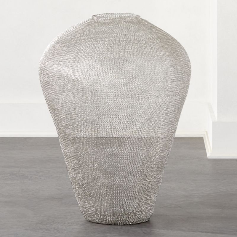 Hatch Chainmail Vase | CB2 | CB2
