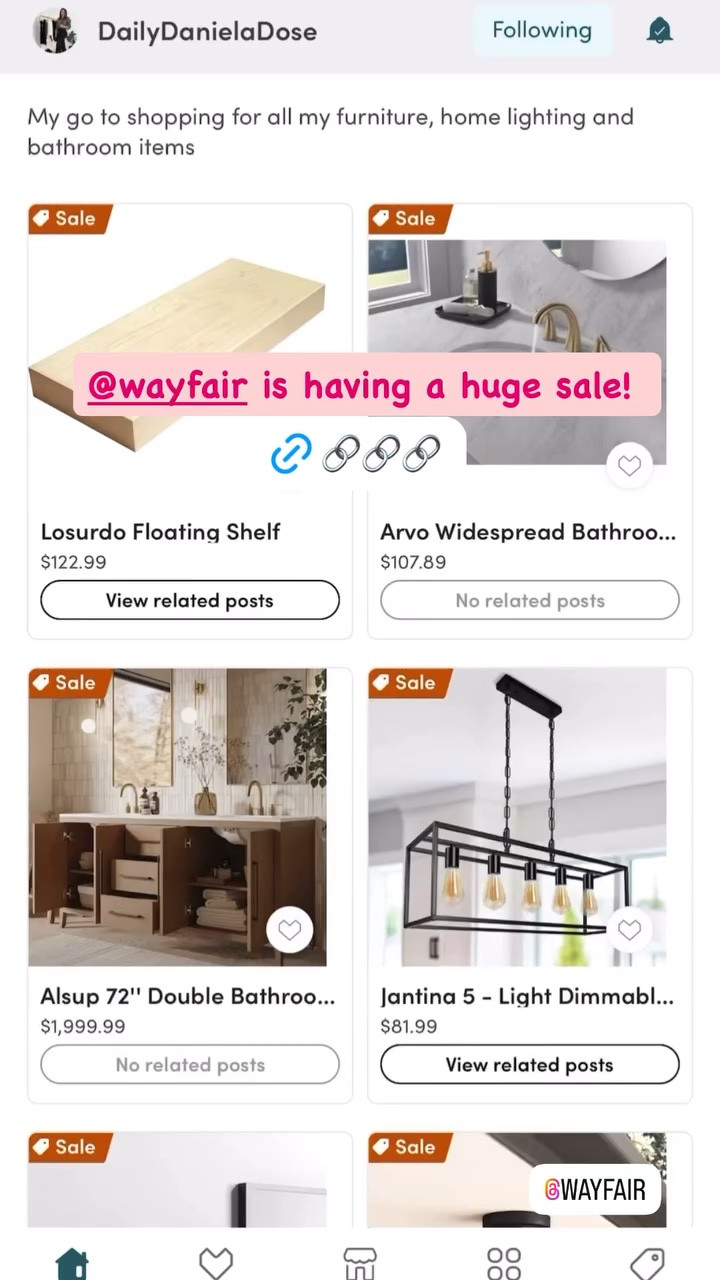 @wayfair is having a huge sale!