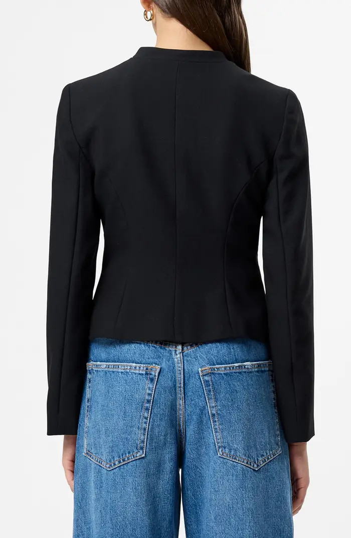 Azra Slim Fit Crop Twill Jacket | Nordstrom