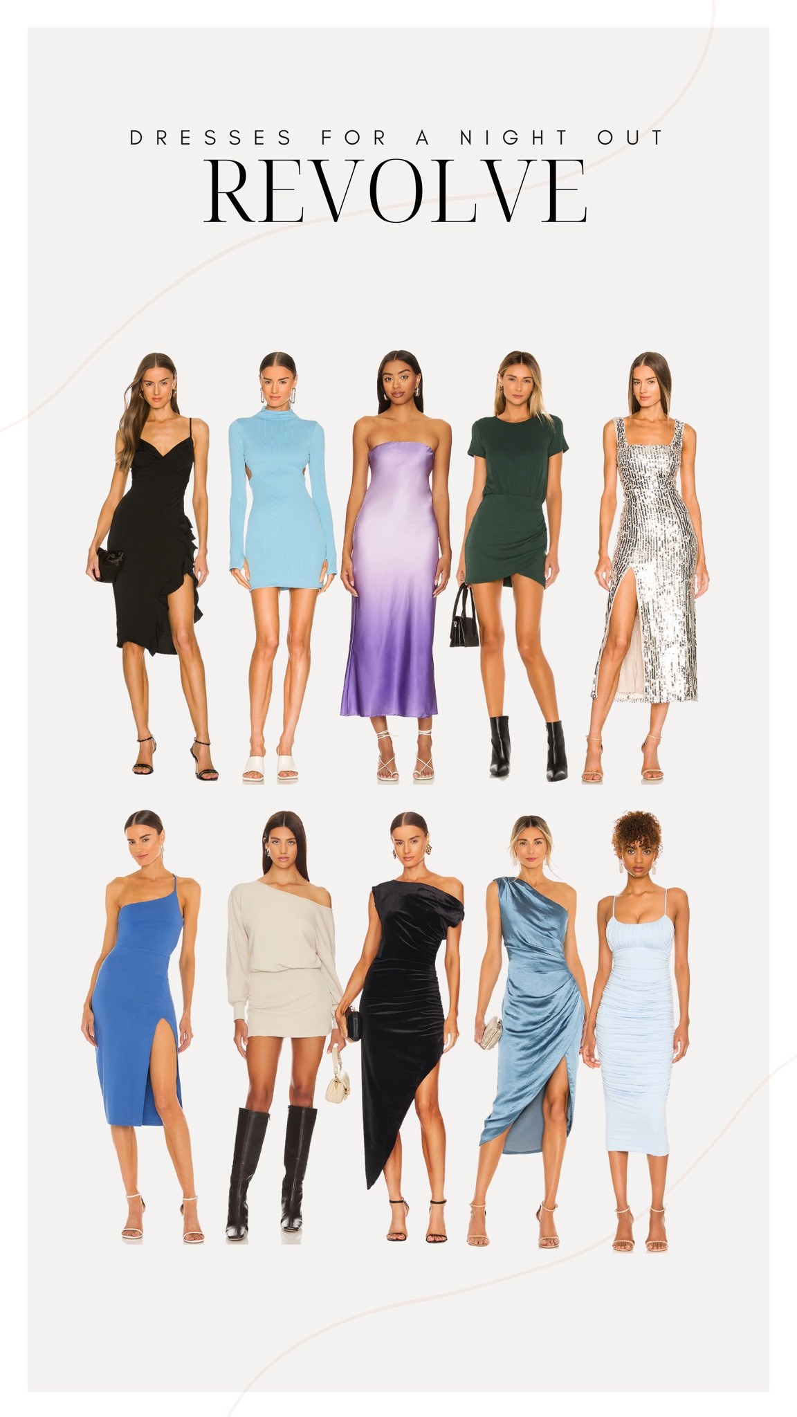 These dresses from Revolve are all perfect for a girls night out or a date night! 

Revolve, event dresses, what to wear for a night out, dresses for a fancy restaurant, cute mini dress, drinks out outfit, what to wear to a wine bar, 

#girlsnightout
#datenightoutifts
#whattoweartoawinebar
#favoritemididress
#minidress

#LTKstyletip
