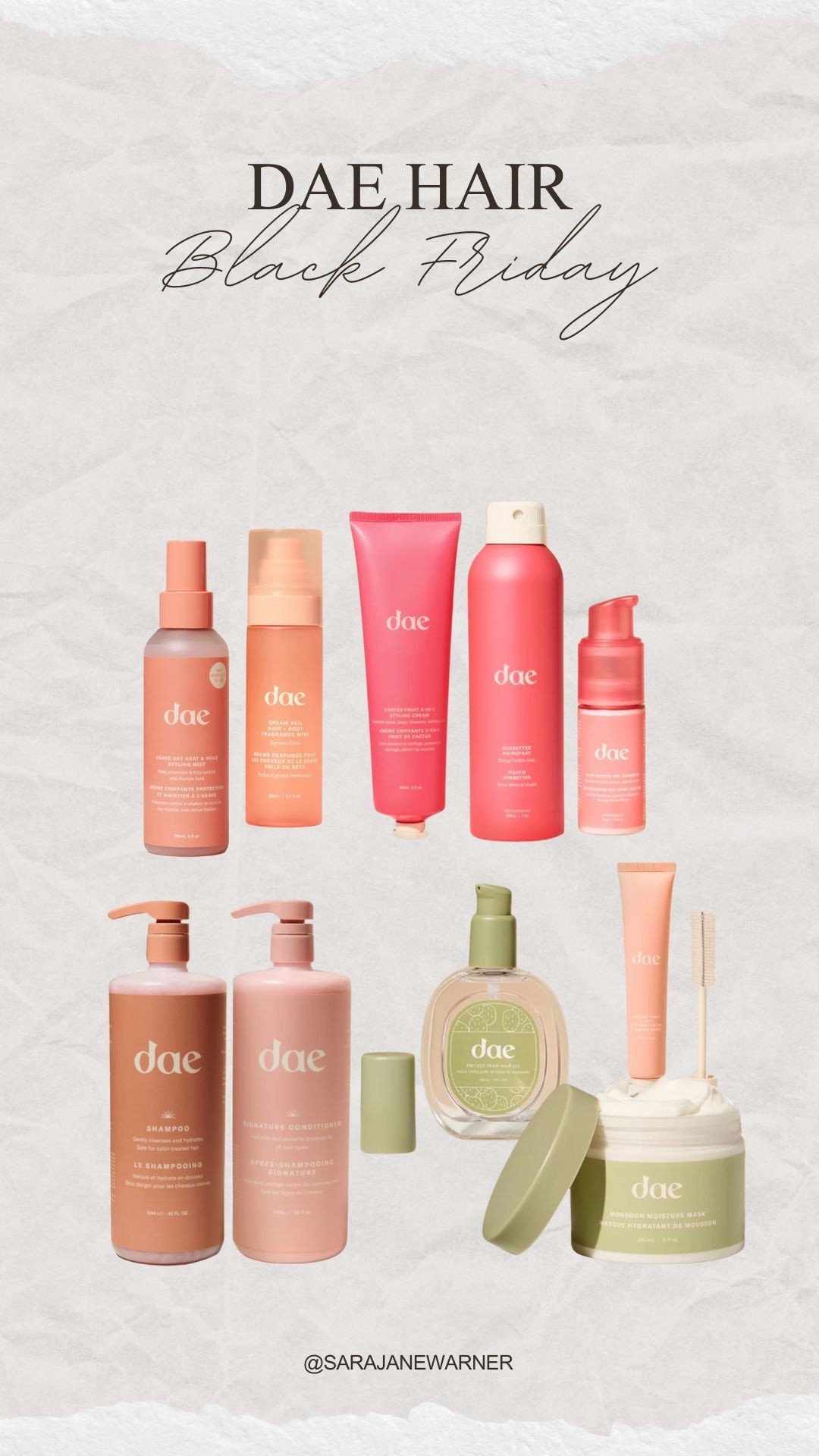 Dae hair Black Friday: 30% off sitewide 🩷🍊🌵