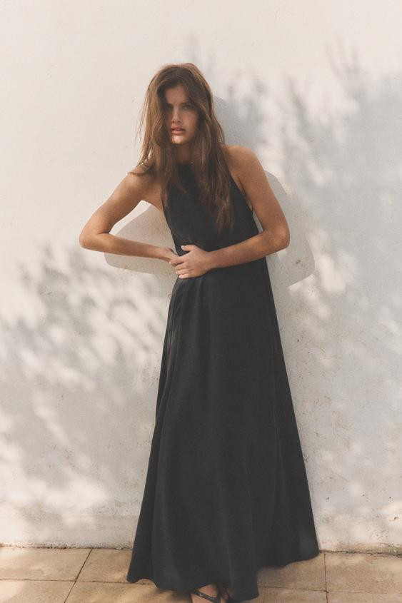 FLOWY MIDI DRESS | Zara US