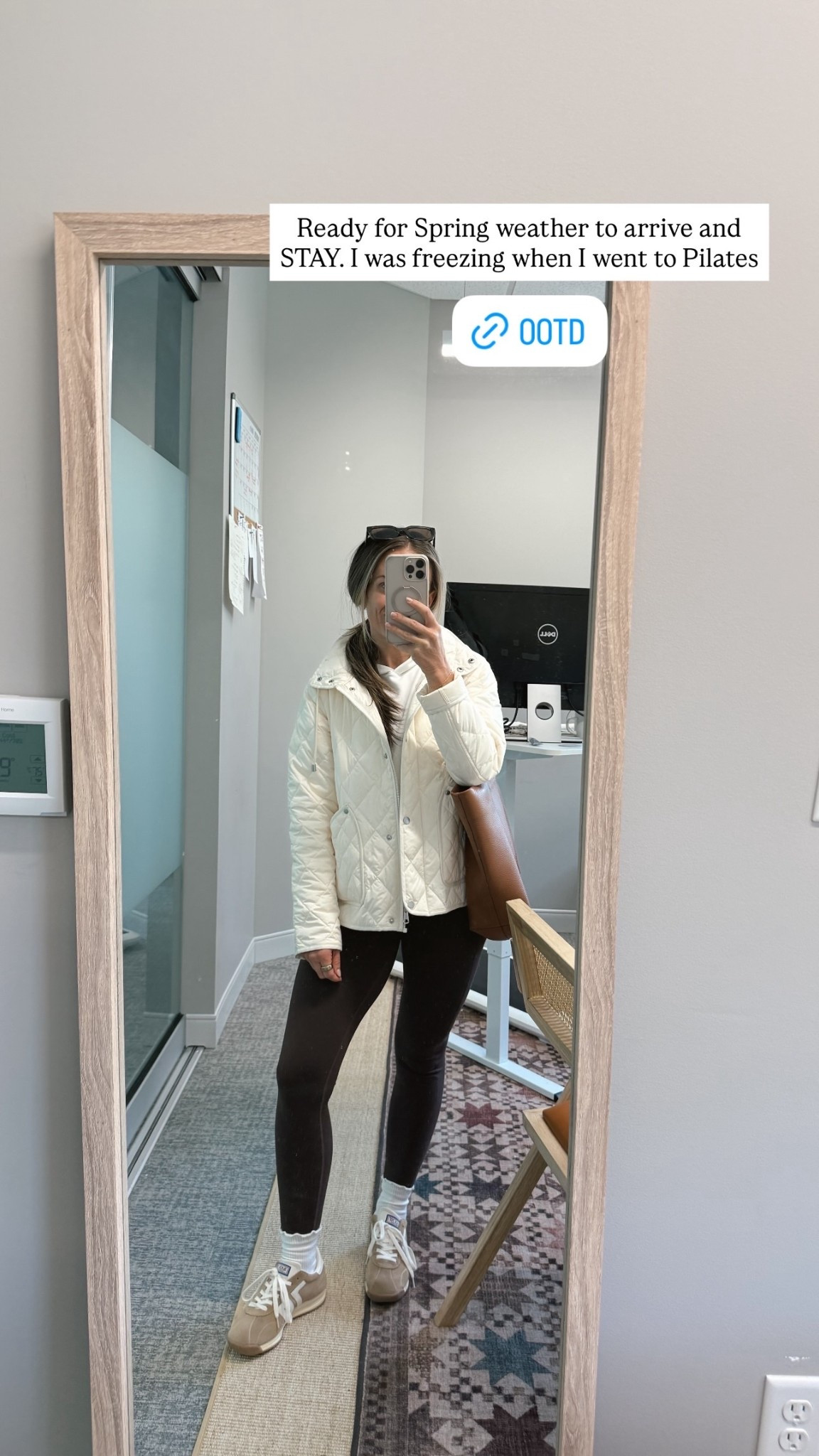 Ready for Spring weather to arrive and STAY. I was freezing when I went to Pilates this morning  

#LTKootd #LTKmorningroutine #LTKActive