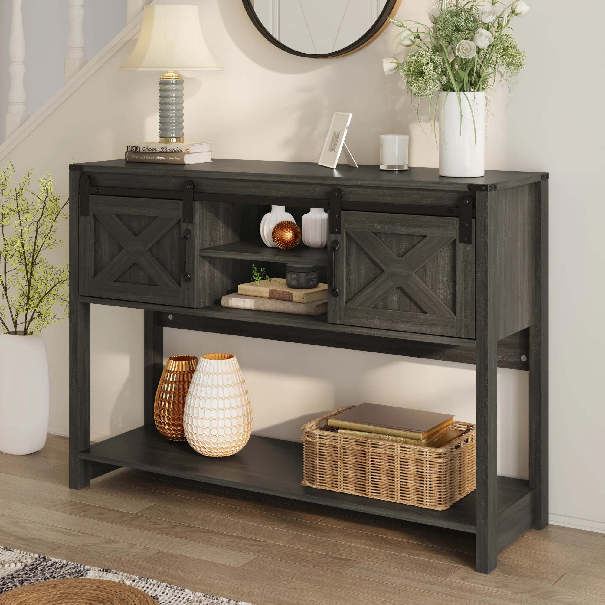 Bragg 46" Wood Console Table | Wayfair North America