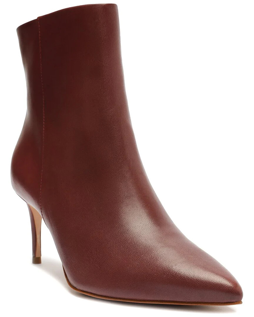 SCHUTZ Mikki Mid Leather Bootie | Shop Simon