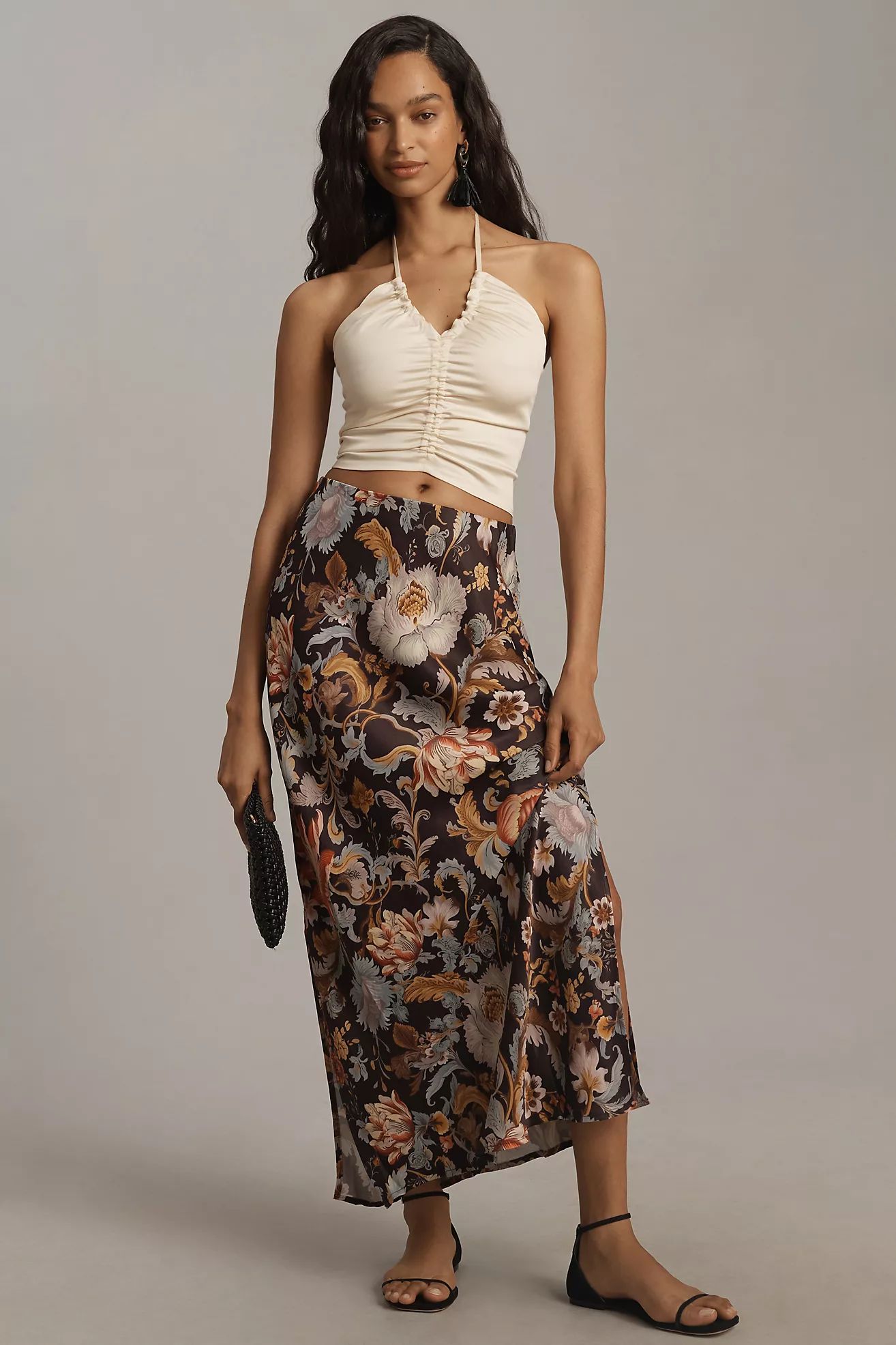 The Tilda Maxi Slip Skirt: Side Slit Edition | Anthropologie (US)