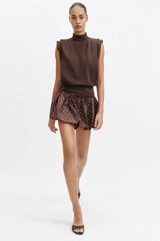 POLKA DOT BALLOON SKORT | Zara US