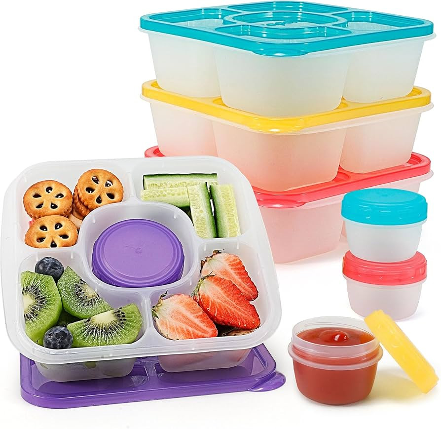 Caperci Original Bento Snack Box Containers for Kids & Adults - Lunchable Food Containers 5 Compa... | Amazon (US)