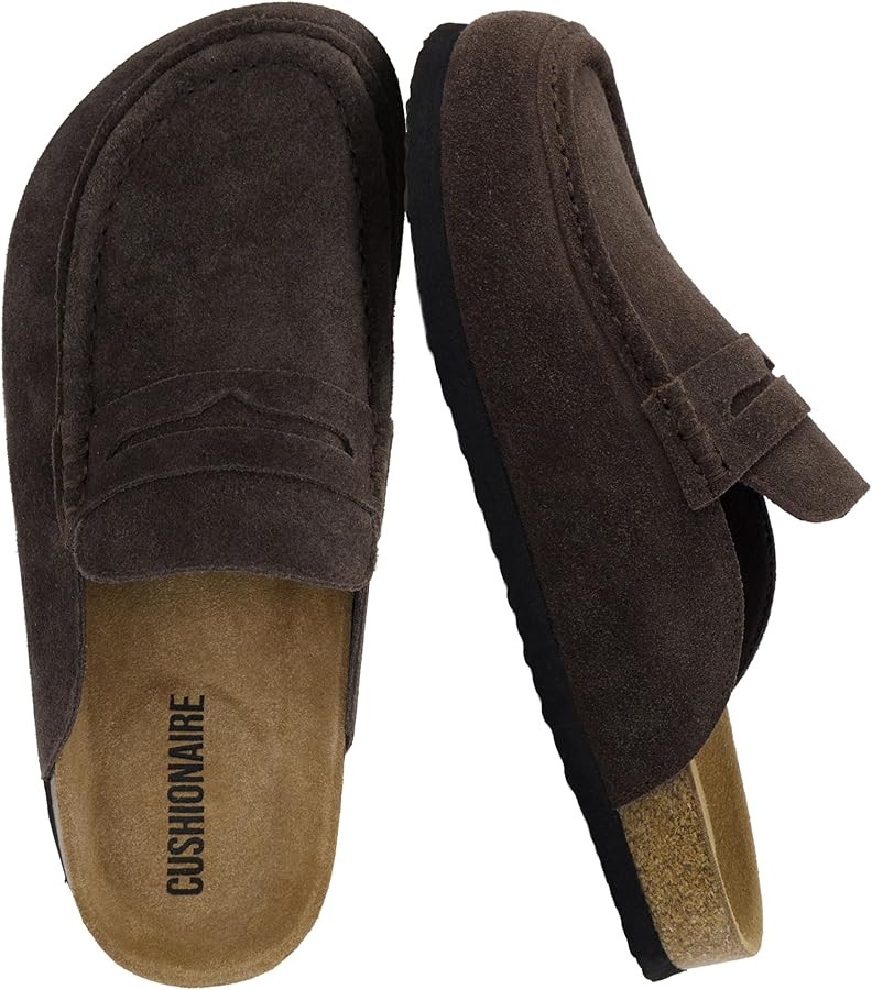 CUSHIONAIRE Fondu Genuine Leather Mule Clogs for Women, Comfortable Slip On Womens Shoes with Pen... | Amazon (UK)
