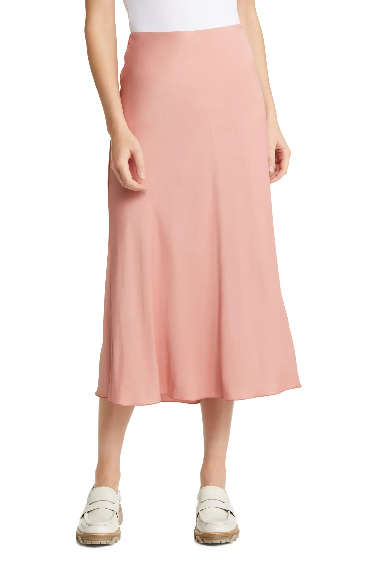 Satin Midi Skirt | Nordstrom
