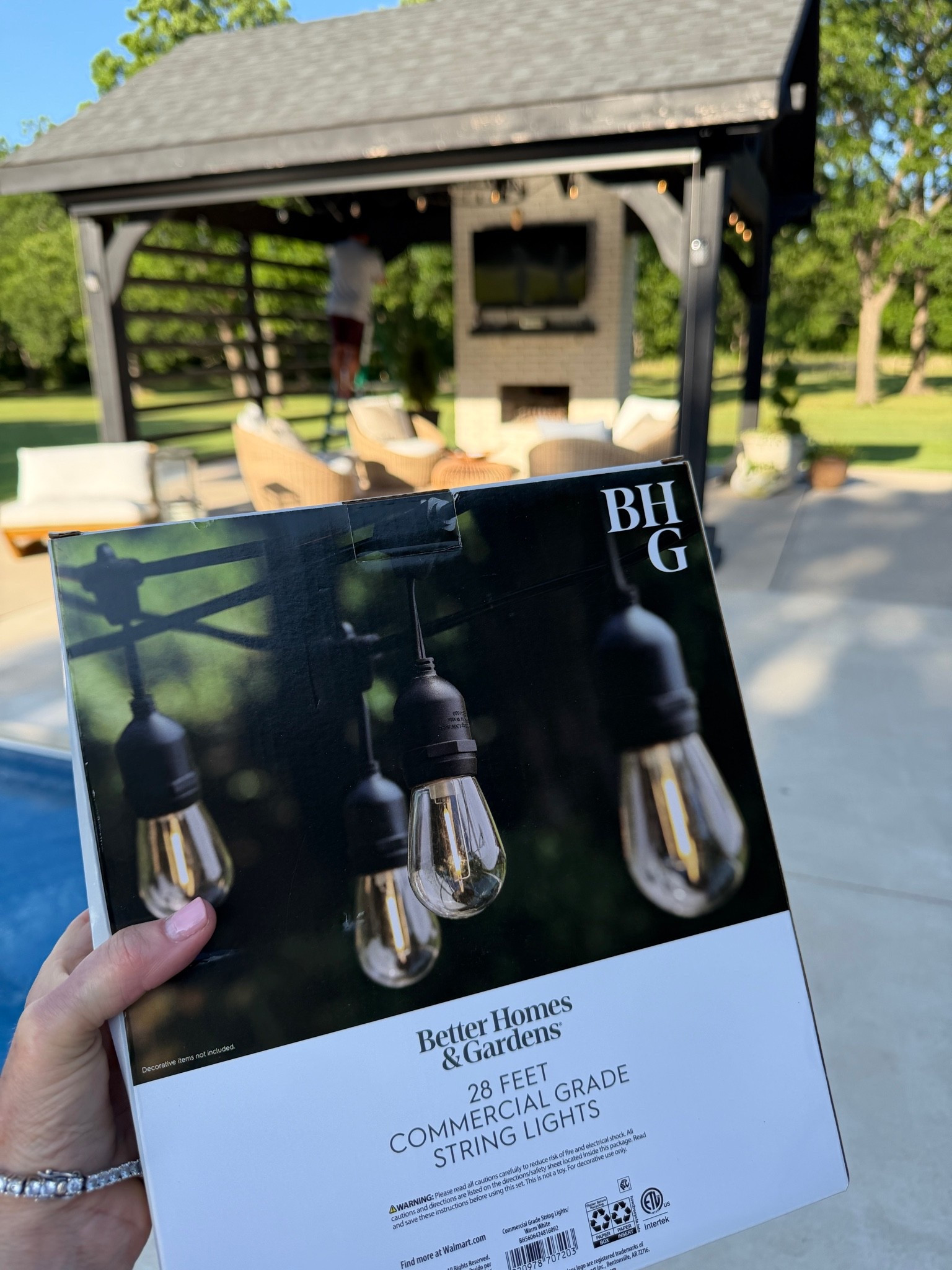 Outdoor string lights and remote

#LTKOver40 #LTKHome