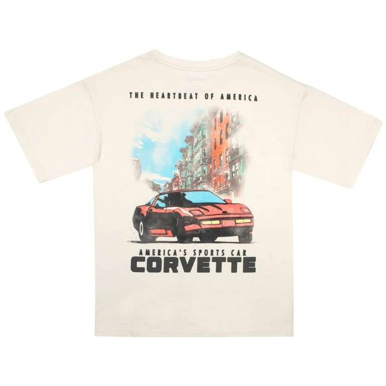 Corvette Retro Racing Boys Short Sleeve T-Shirt, Corvette Sports Car Short Sleeve Tee for Boys (S... | Walmart (US)