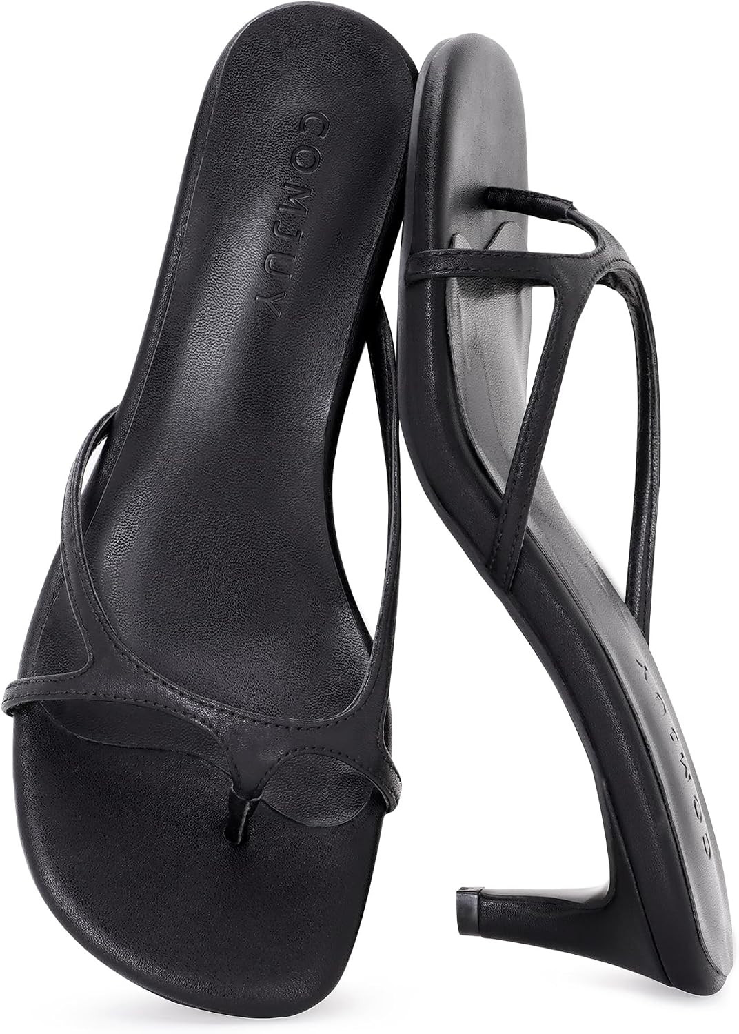 Womens Kitten Heels 2 Inch Heeled Flip Flop Thong Sandals | Amazon (US)