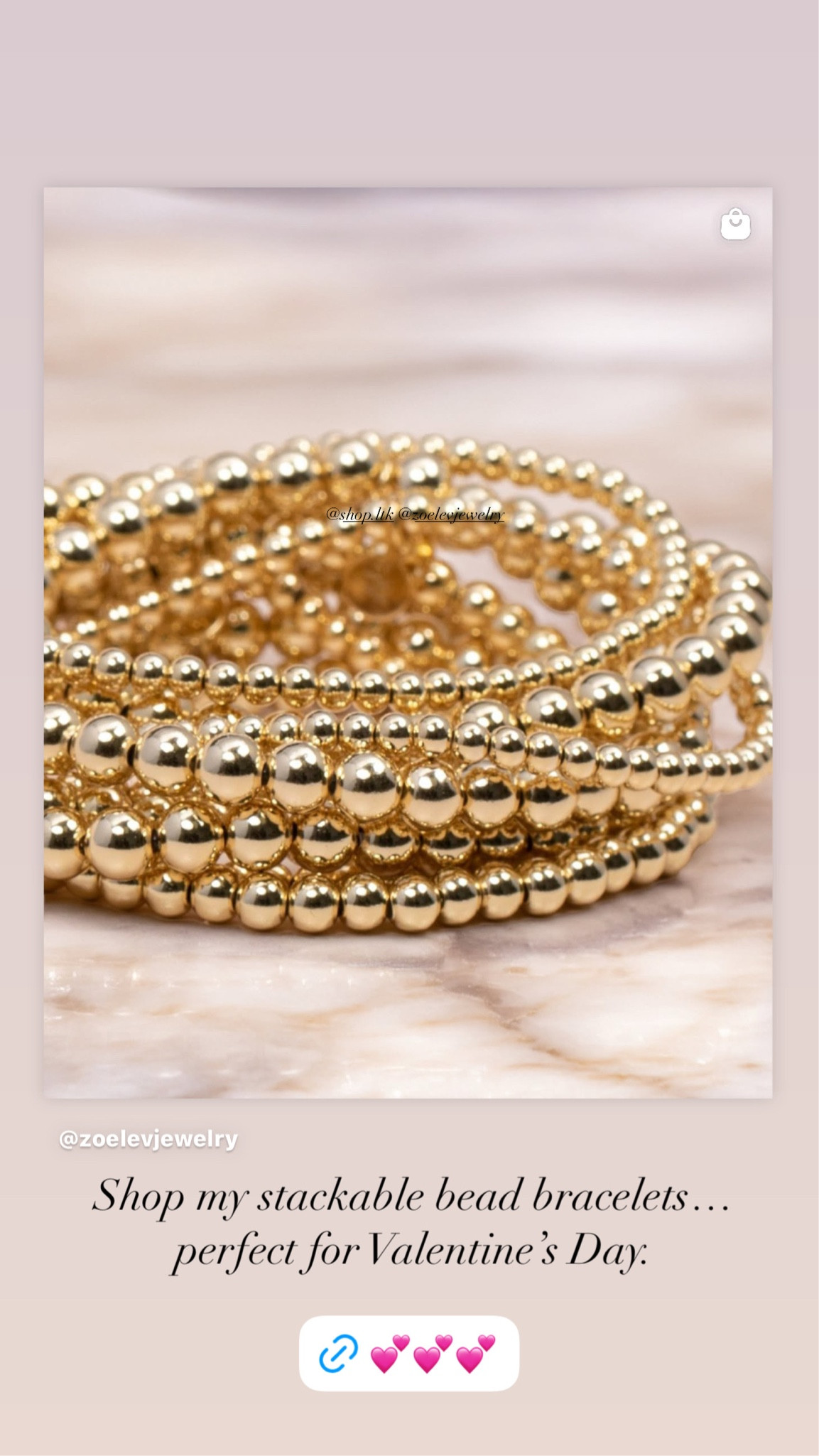 My jewelry stack.  I absolutely love my bead bracelets. They are 3 different mm sizes in rose gold vermeil. Zoe lev is offering a 20% coupon for Valentine’s Day on their site. //. My ring is from Suzy Levian.  Enjoy a 70% coupon code. Use NICOLE to receive 70% off your order!  //. Valentine’s Day jewelry. Gift. Bracelet stack. My style  


#LTKWorkwear #LTKSeasonal #LTKGiftGuide
