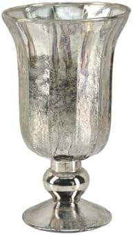 Serene Spaces Living Antique Platinum Flower Vase, Mercury Glass Urn for Centerpieces, Weddings &... | Amazon (US)