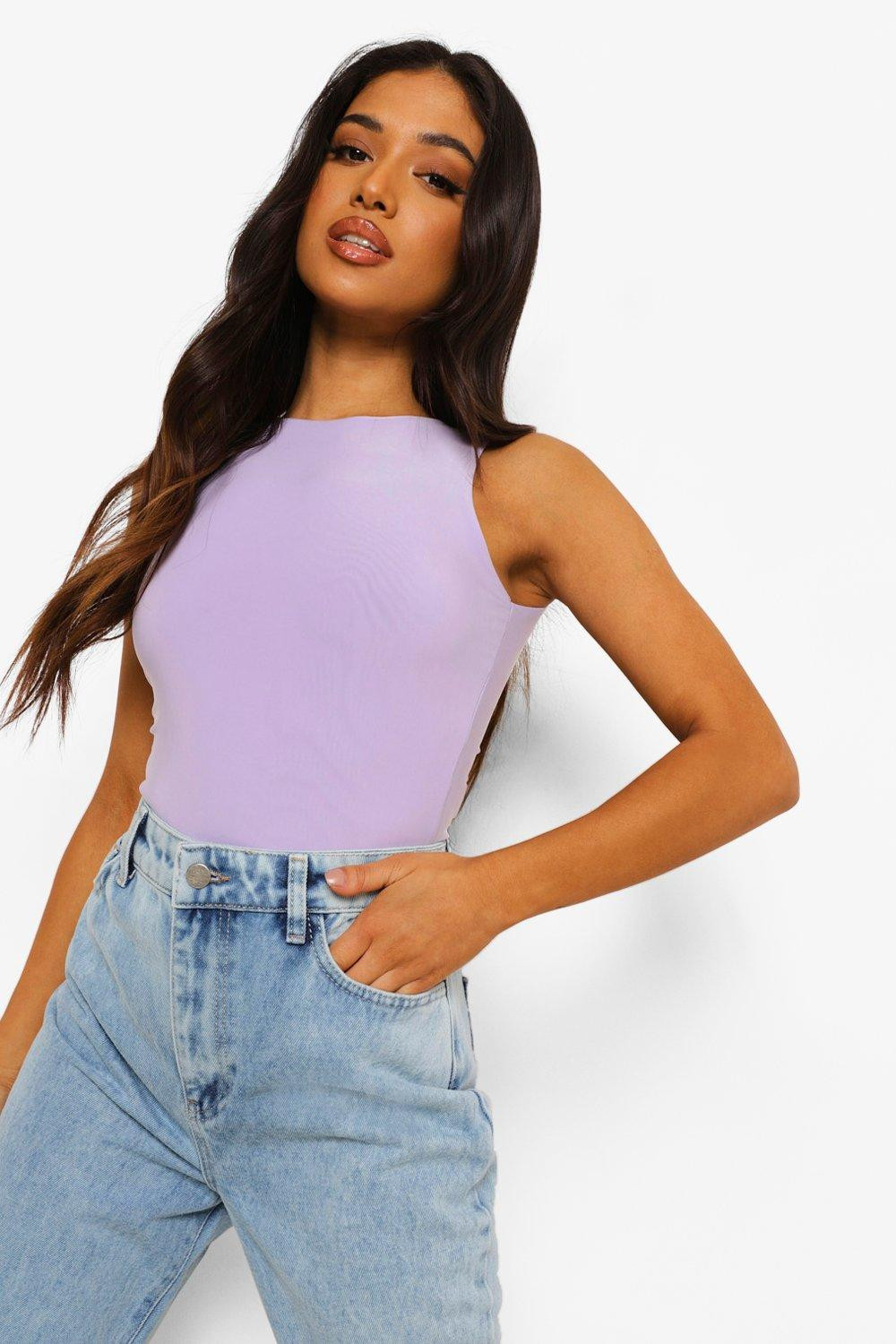 Petite Double Layer Bodysuit | Boohoo.com (UK & IE)