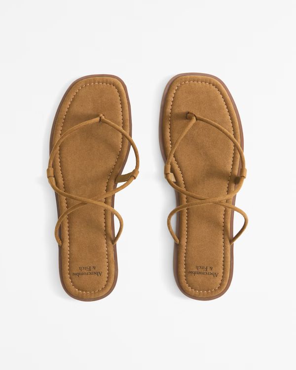 Women's Strappy Slide Sandals | Women's New Arrivals | Abercrombie.com | Abercrombie & Fitch (US)