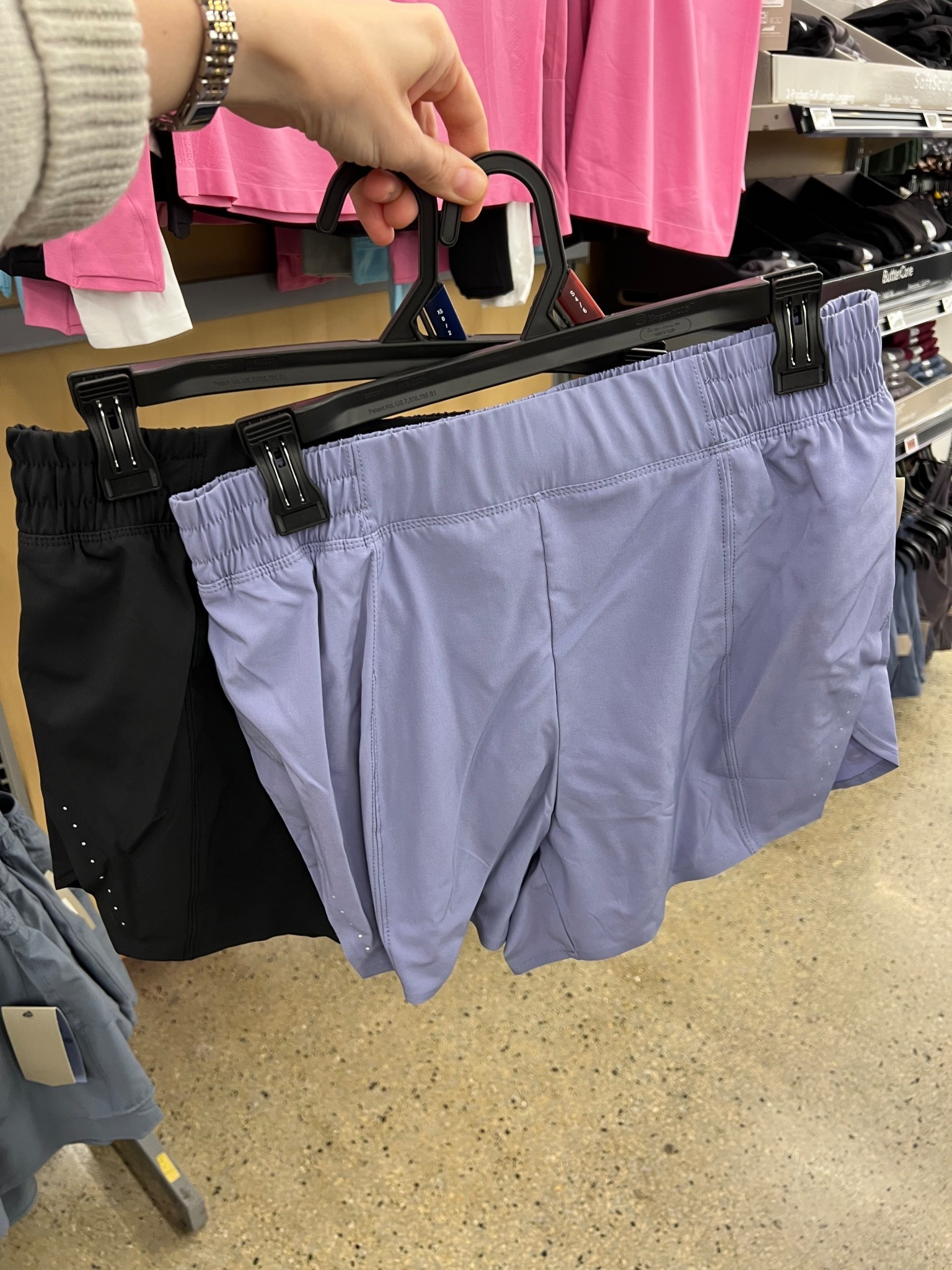 Running shorts at Walmart 