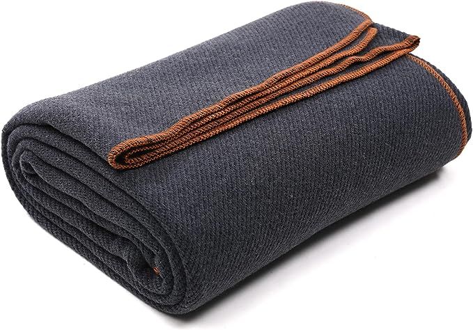 Acushla Merino Wool Camp Blanket - Warm, Thick, Washable, Large Throw - Great for Outdoor Camping... | Amazon (US)