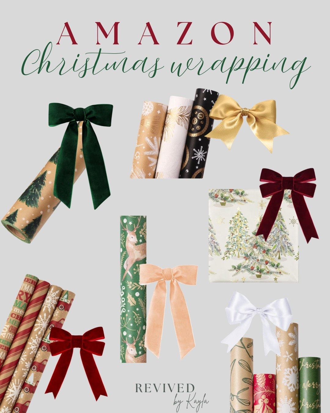 Amazon Christmas gift wrapping ideas 🎁✨

#christmas #holiday #christmasdecor #holidayseason #presents #gifts #giftwrapping #giftideas #amazon #amazonfinds 

#LTKFindsUnder50 #LTKSeasonal #LTKHoliday