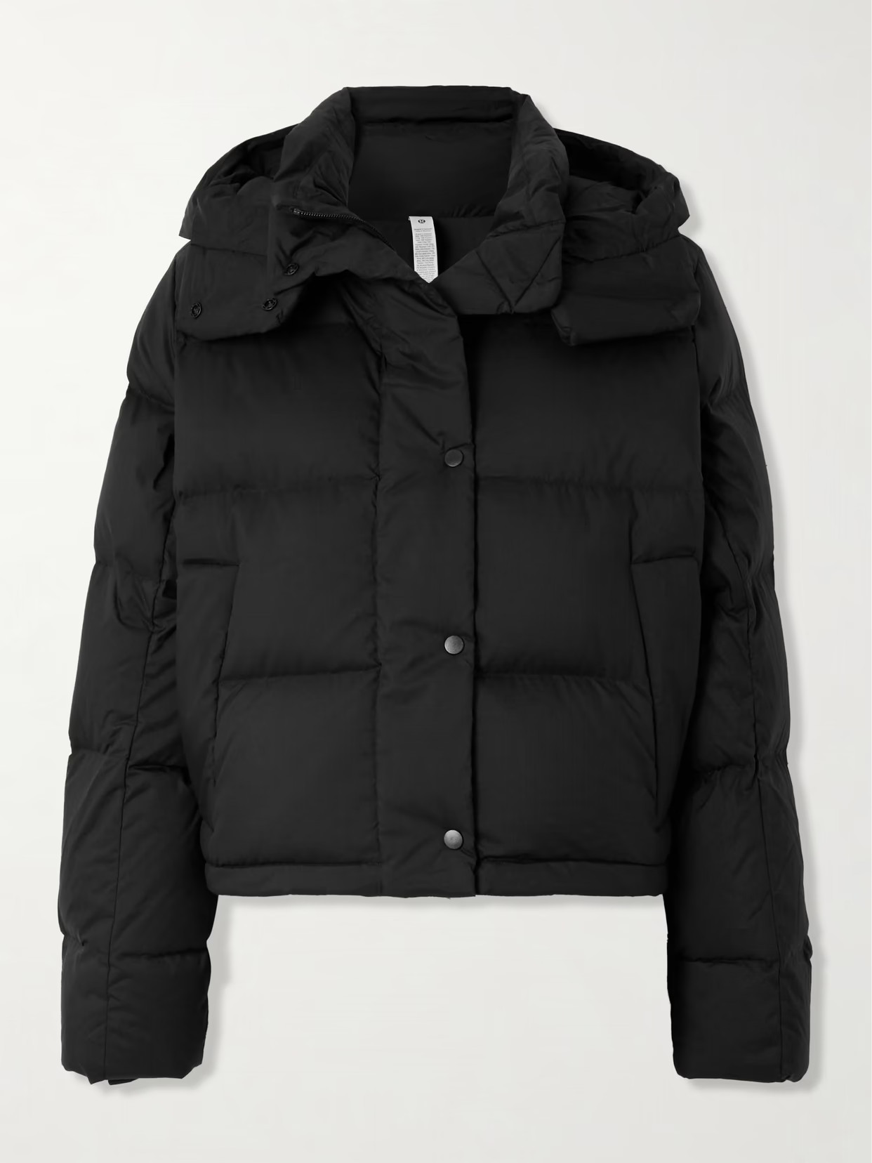 lululemon - Wunder Puff Hooded Quilted Recycled-softmatte™ Down Jacket - Black - US6 | NET-A-PORTER APAC