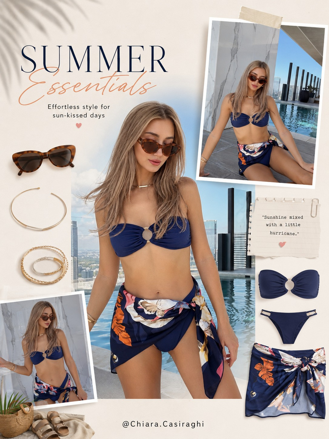 Summer style essentials for sun-kissed days! Beach-ready with chic bikinis and covers. #ChiaraCasiraghi
 

 #LTKootd #LTKU #LTKSaleAlert