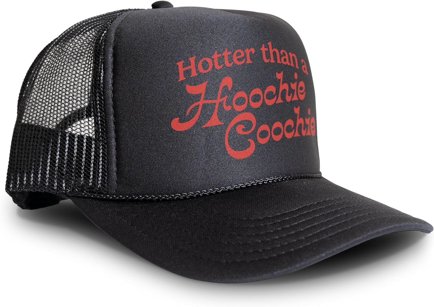 Black Rabbit Hotter Than A Hoochie 90s Country Retro Trucker Hat | Amazon (US)