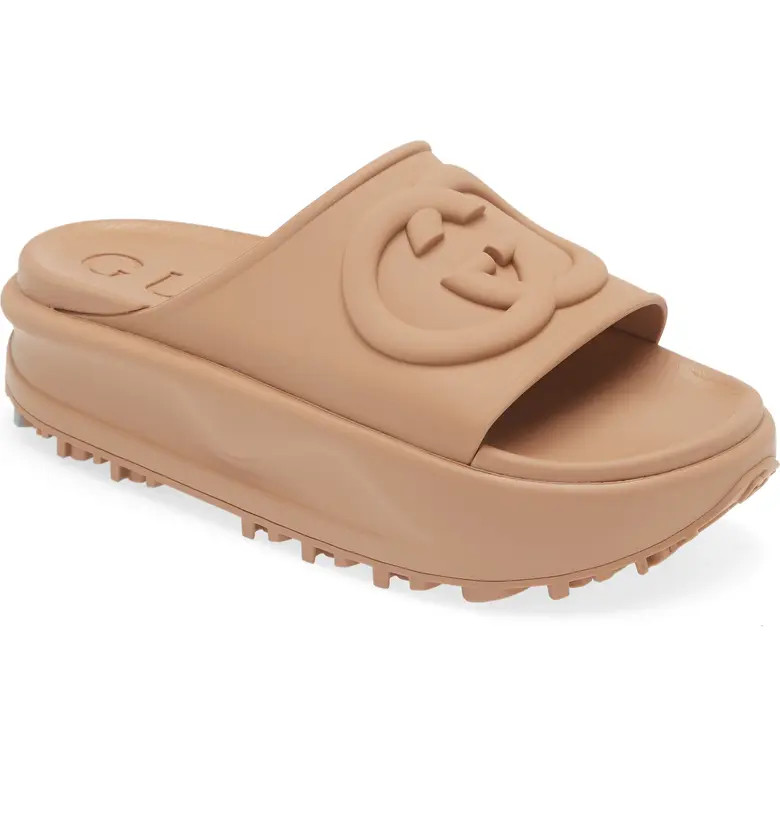 Miami Interlocking G Logo Slide Sandal (Women) | Nordstrom