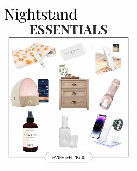 Nightstand essentials for her, what’s in my nightstand, home decor finds for your bedside table 

#LTKhome