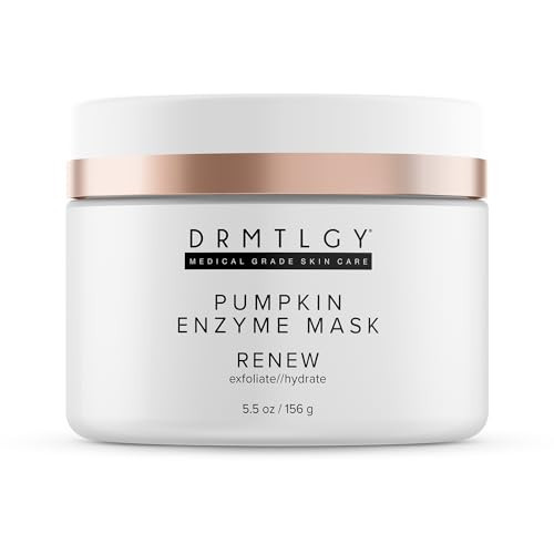 DRMTLGY Pumpkin Enzyme Face Mask with Jojoba Beads. Gentle Exfoliating Pumpkin Facial Mask for Dullness, Uneven Skin Tone, Fine Lines and Wrinkles. 5.5 oz | Amazon (US)