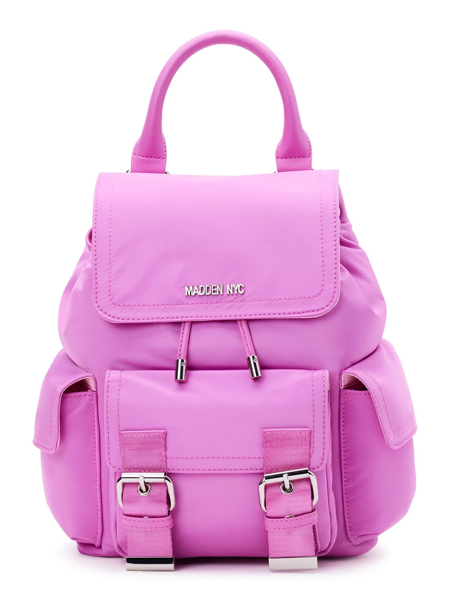 Madden NYC Women's Buckle Flap Backpack, Pink | Walmart (US)