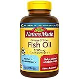Nature Made Fish Oil 1200mg One Per Day, 100 Softgels, Fish Oil Omega 3 Supplement For Heart Health | Amazon (US)