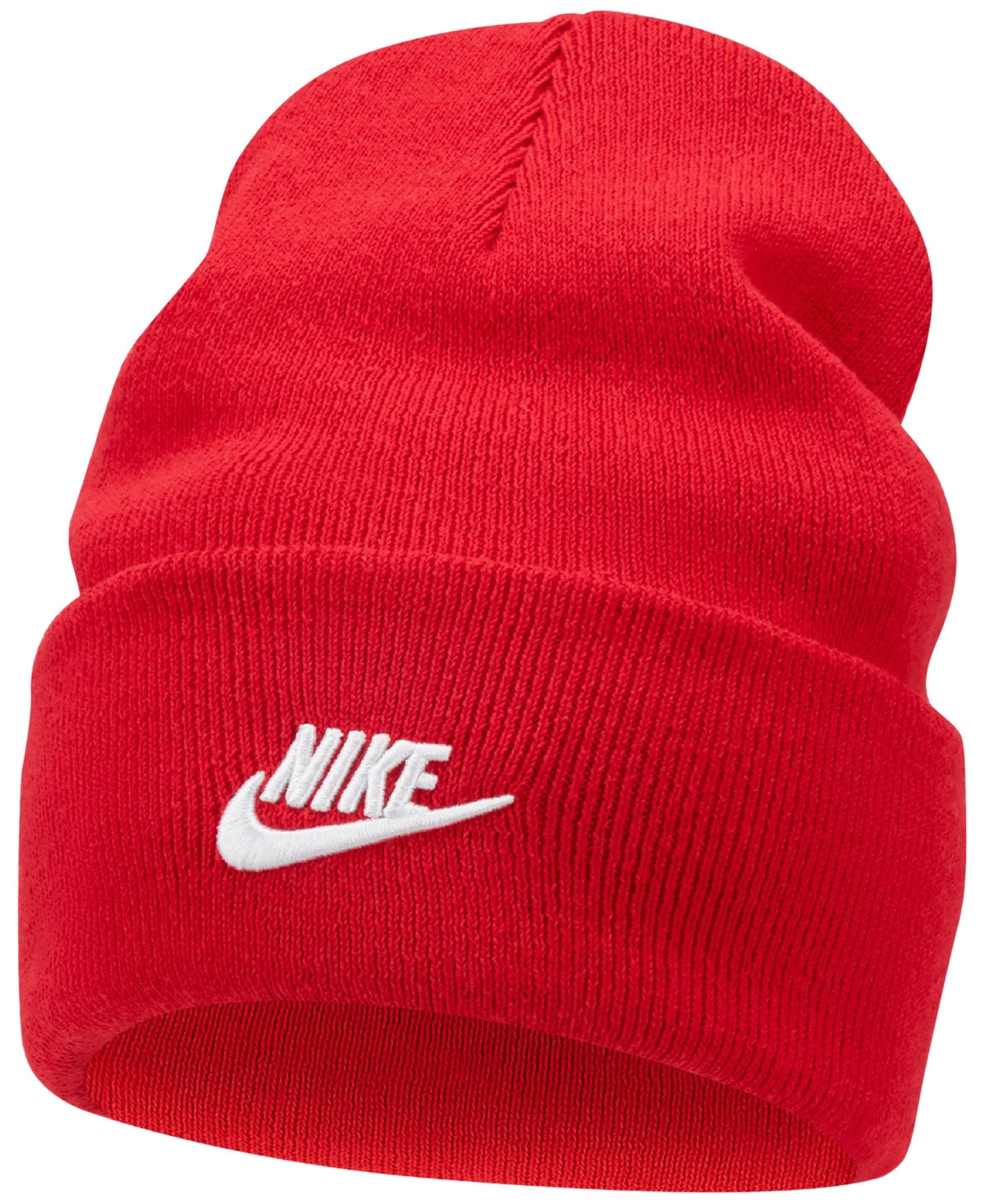 Nike Men's Peak Tall Cuff Futura Beanie - University Red | Macy's