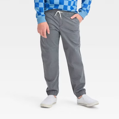 Boys' Stretch Woven Jogger Pull-On Pants - Cat & Jack™ | Target