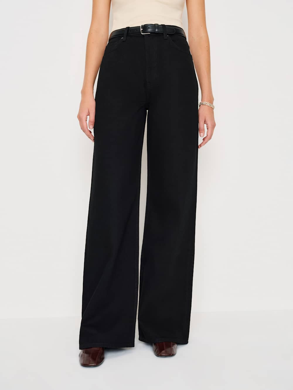 Cary High Rise Slouchy Wide Leg Jeans | Reformation (Global)