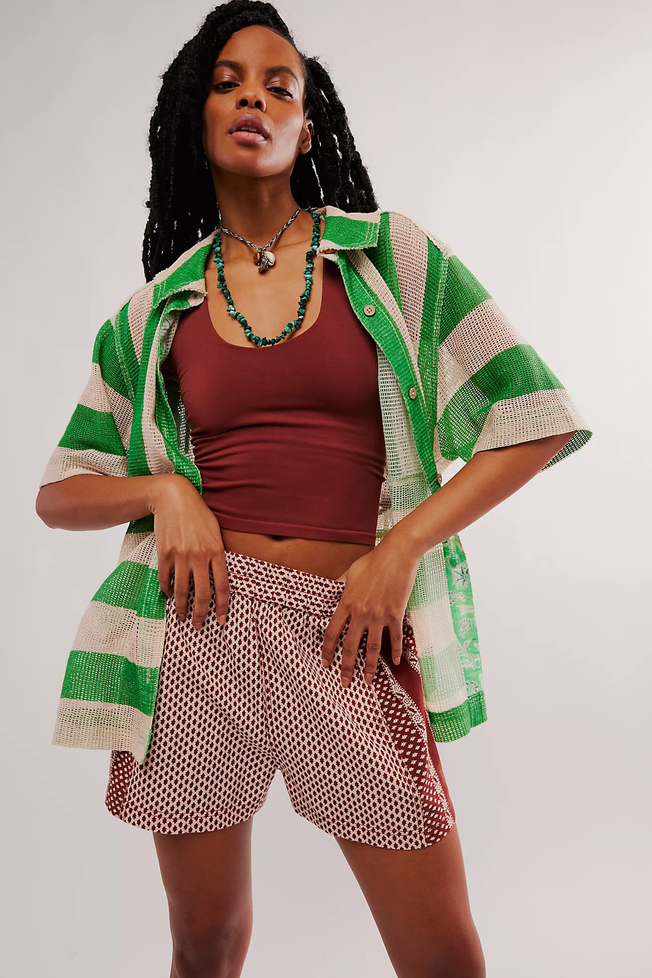 Get Free Printed Pull-On Shorts | Free People (Global - UK&FR Excluded)