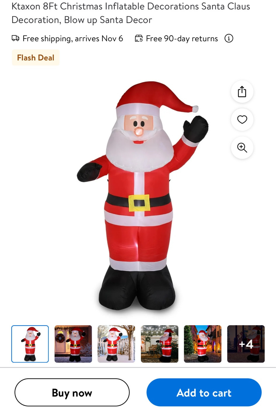 This 8 ft Christmas inflatable is under $40!
Walmart Christmas 
Christmas decor
Christmas yard inflatable 

#LTKHome #LTKSeasonal #LTKHoliday