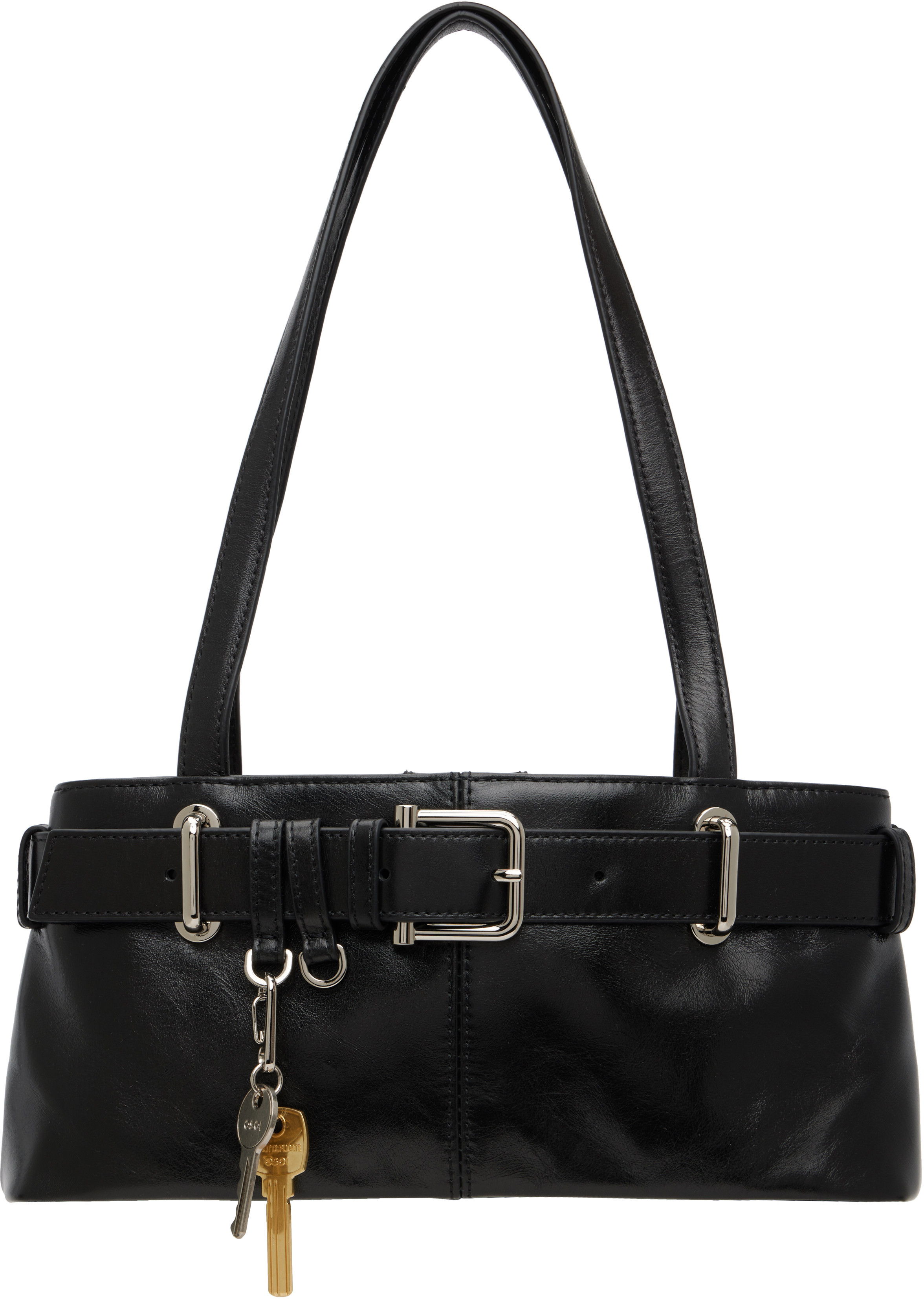 OSOI Black Shoulder Brocle Mini Bag | SSENSE
