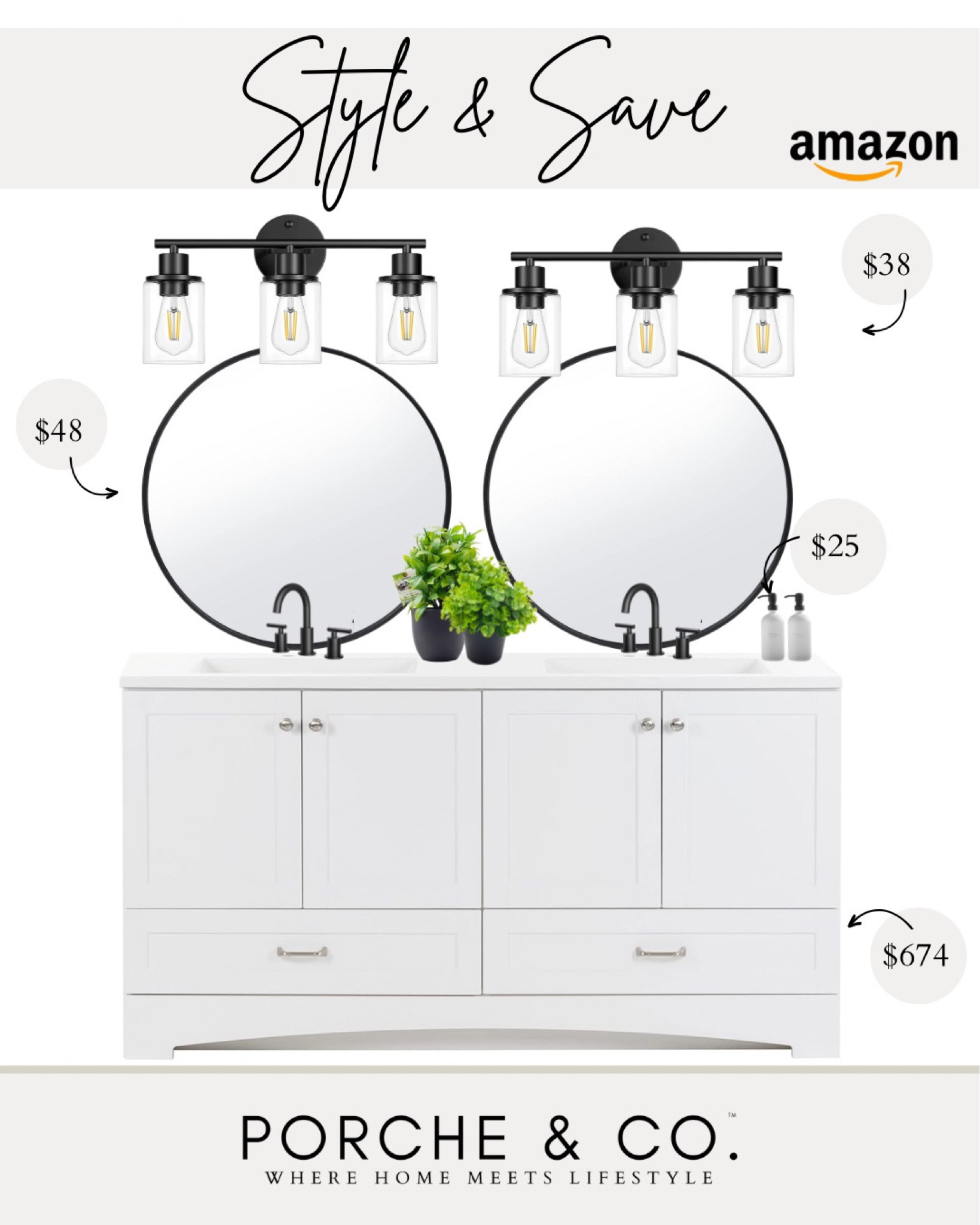 Style and save, Amazon bathroom styling, Amazon bathroom finds, bathroom decor
#visionboard #moodboard #porcheandco

#LTKFind #LTKstyletip #LTKhome