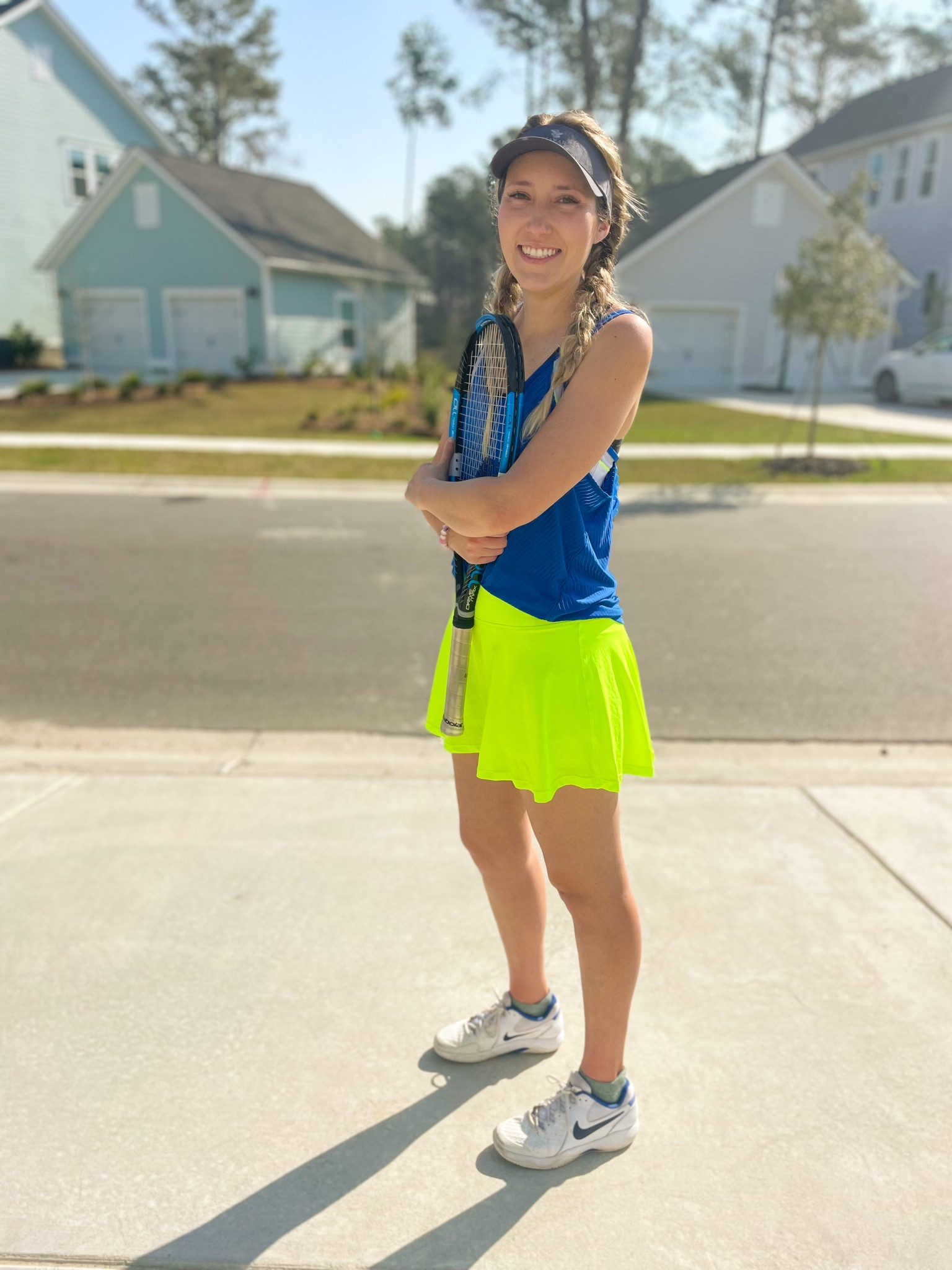 Now the tennis balls aren’t the only thing that stand out on the court 🎾👏🏻

This skirt is from Amazon and under $30! I’m 5’9 and it hits the perfect length for me while not being too short! I love how breathable it is and it comes in 10+ other colors! 

#LTKunder50 #LTKfit #LTKFind