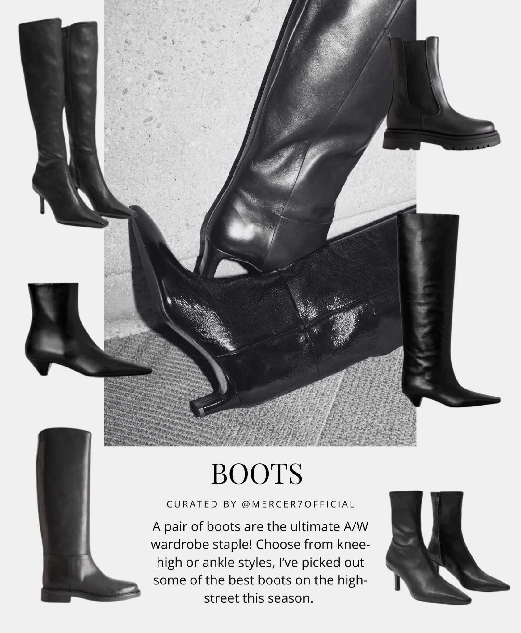 boots, winter boots, ankle boots, knee high boots, winter fashion, leather boots, black boots, a/w

#LTKeurope #LTKuk #LTKwinter