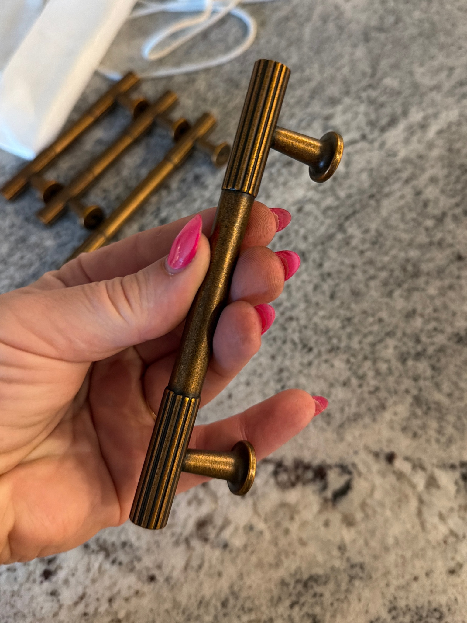 RH inspired cabinet pulls 🤎 

#LTKWorkwear #LTKHome #LTKvlog