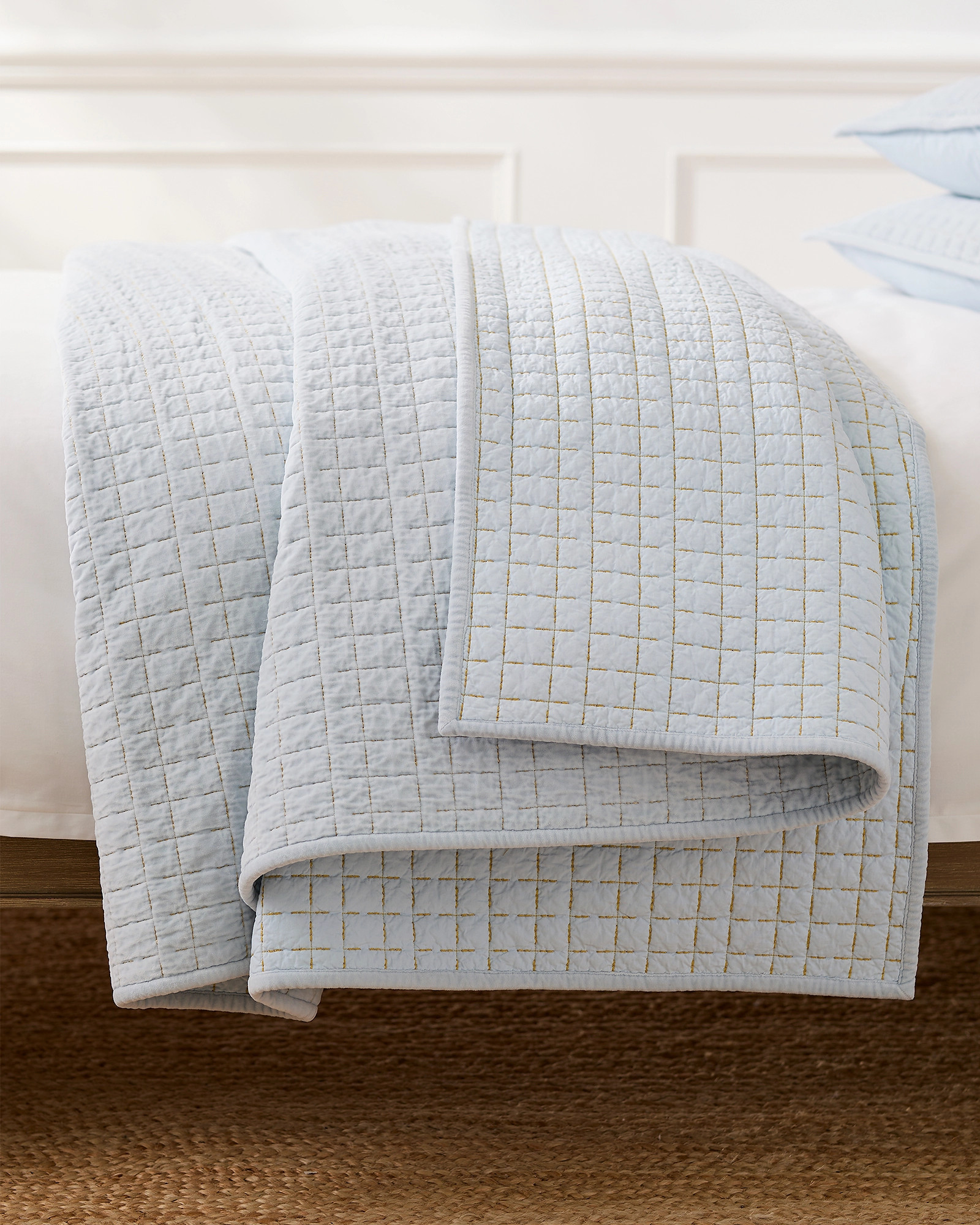 Calla Velvet Quilt | Serena and Lily