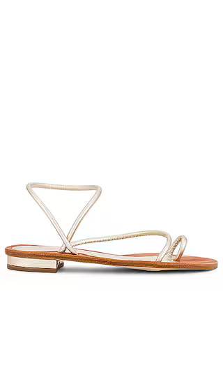 Romelide Sandal in Gold | Revolve Clothing (Global)