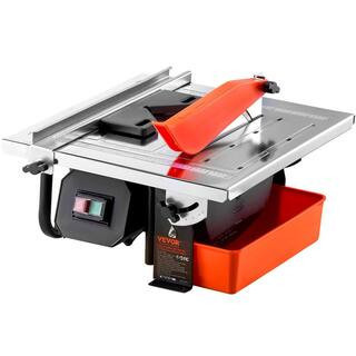 Wet Tile Saw, 4-Amps 7 in. 65Mn Corded Wet Tile Saw, 3500 RPM Induction Motor, Tile Cutter Wet Saw with Water Reservoir | The Home Depot