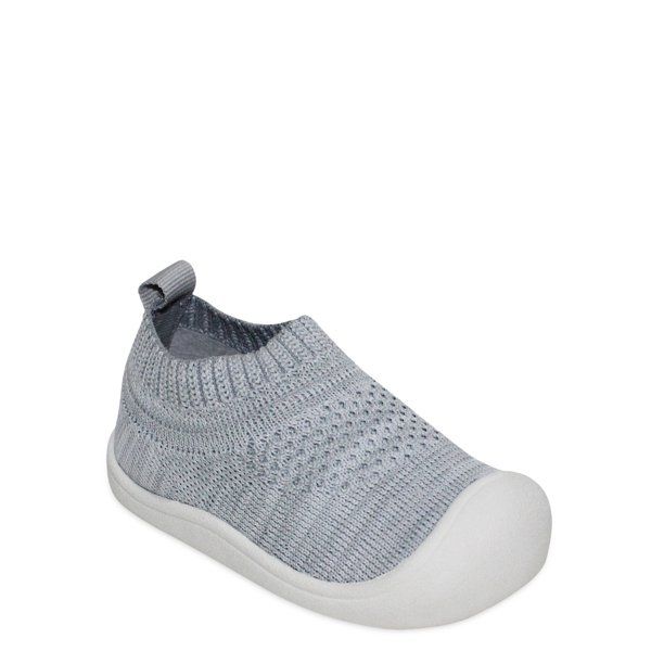 Wonder Nation Baby Boy Casual Knit Slip On Sneakers, Sizes 2-6 | Walmart (US)