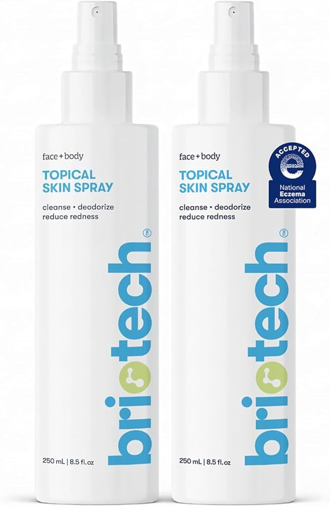 BRIOTECH Topical Skin Spray, Hypochlorous Acid Spray for Sensitive Skin, HOCl Facial Mist, Full B... | Amazon (US)