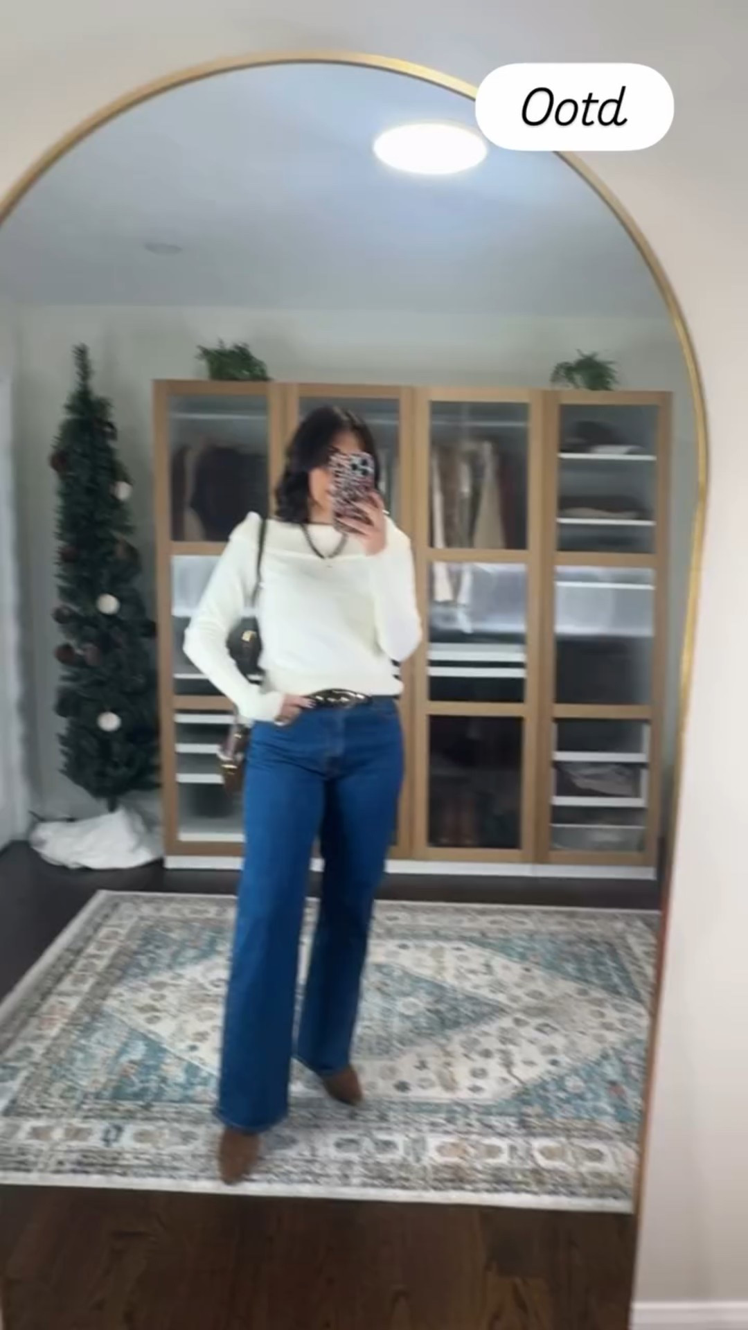 Ootd 
Dinner outfit
Abercrombie jeans 
Amazon off the shoulder sweater 

#LTKootd #LTKFindsUnder100 #LTKgrwm