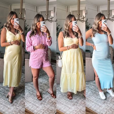 Target new arrivals for spring on sale for target circle week! All bump-friendly! Spring dresses, wedding guest dress, maternity style, summer sandals! 

I’m wearing a medium in all of these cute finds! 



#LTKxTarget #LTKsalealert #LTKbump